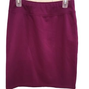 Skirt Medium Burgundy Stretch Pullon by Style & Co